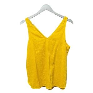 Old Navy Yellow V-Neck Tank Top – Size Small